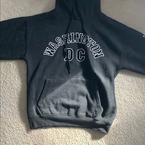 Dark gray Washington DC hoodie